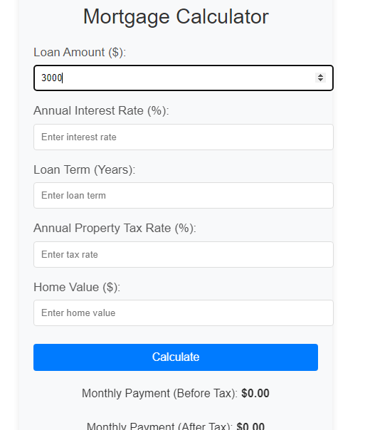 Mortgage calculator, Mortgage,Amortization calculator,4 Ways to Calculate Mortgage Payments,Mortgage calculator,Mortgage Payment Calculator Canada