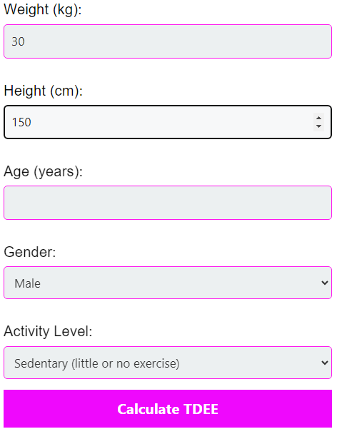 TDEE Calculator,TDEE Calculator 2024,Advance TDEE Calculator,Latest TDEE Calculator, TDEE Calculator