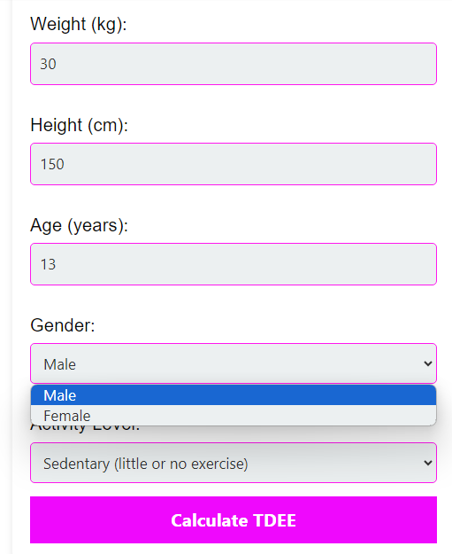 TDEE Calculator,TDEE Calculator 2024,Advance TDEE Calculator,Latest TDEE Calculator, TDEE Calculator